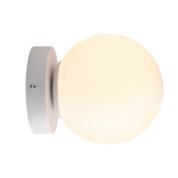 ARANDELA DECOR DE SOBREPOR RD BR BOLL 5W GLOBO DE VIDRO LEITOSO + LAMP LED G9 Ø140mm
