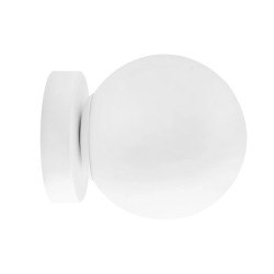 ARANDELA DECOR DE SOBREPOR RD BR BOLL 5W GLOBO DE VIDRO LEITOSO + LAMP LED G9 Ø140mm