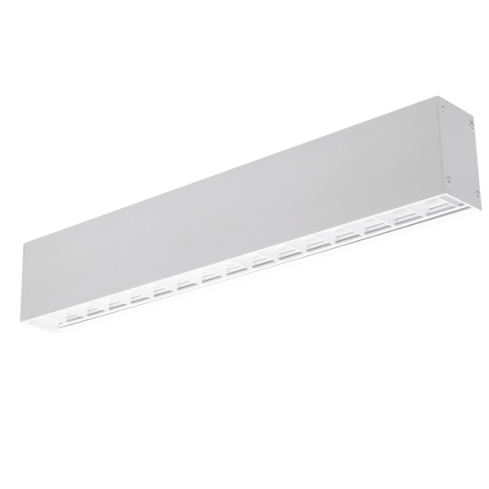 PENDENTE LINEAR ANTARES-A 1P 8.5W 250mA COM ALETAS AÇO 60x564x95mm