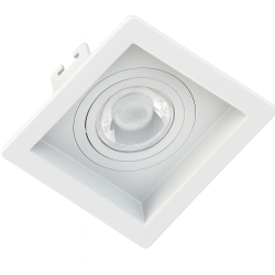 SPOT DECOR DE EMBUTIR ATRIA SQ LED PAR16  36º 100x100x72mm