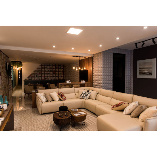 SPOT DECOR EMBUTIR RD ATRIA 8.6W LENTE AMY 60º Ø100x83mm