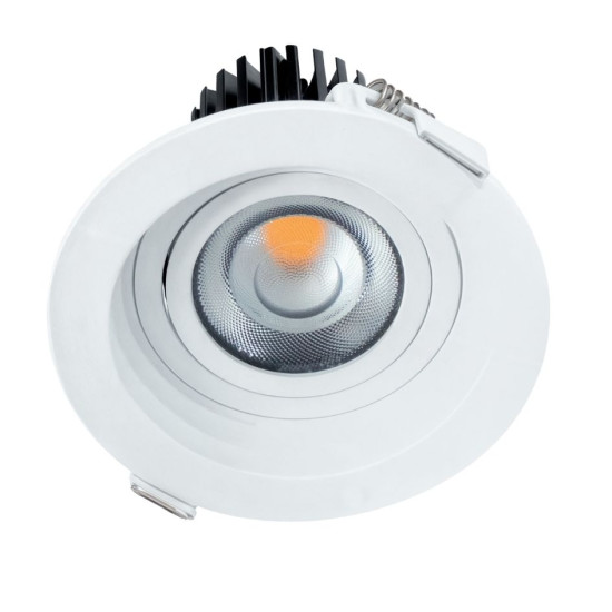 SPOT DECOR EMBUTIR RD ATRIA 5W LENTE BLACK 36º Ø70x84mm