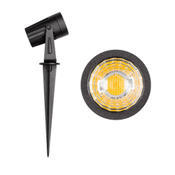 PROJETOR LED TIPO ESPETO MINI FOCO 3W 25° BV IP67 Ø40x210mm