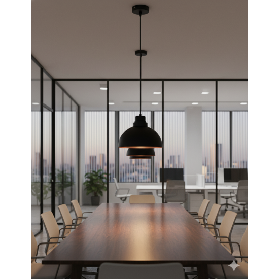 PENDENTE DECOR FABRI-M 9W Ø305x223mm