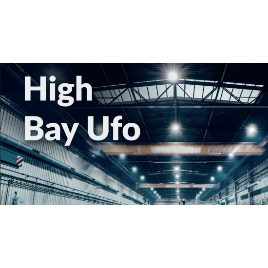 LUMINÁRIA INDUSTRIAL LED HIGH BAY UFO 120º BIVOLT LUMINÁRIA INDUSTRIAL LED HIGH BAY UFO 120º BIVOLT