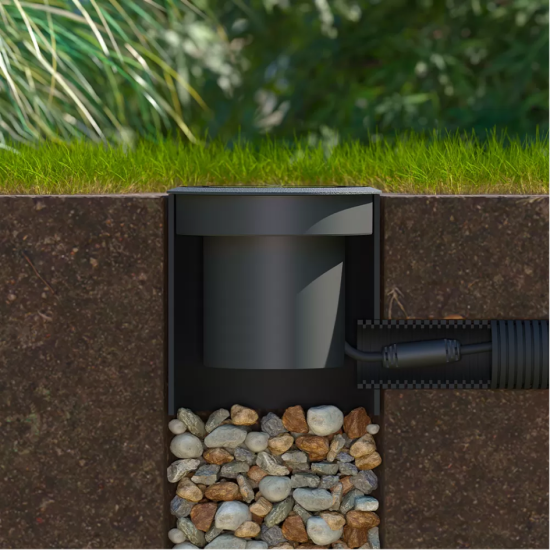 EMBUTIDO DE SOLO LED PT VENNA 10W 12º + ANTI-OFUSCANTE IP67 Ø100x70mm