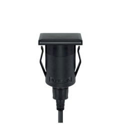 BALIZADOR DE SOLO WAY SIDE SQ PT 1,5W 3000K BV IP67 Ø41X73mm