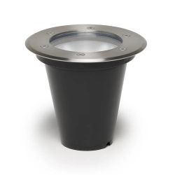 EMBUTIDO DE SOLO LED 12W AÇO INOX IP67 Ø155x140