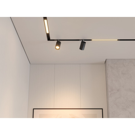 SPOT TRILHO TRACE LED 5W 34º Ø50X125mm