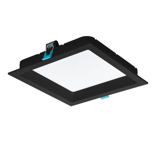 PAINEL LED DE EMBUTIR RECUADO SQ PT ALPHA 22W 222,5x222x,5mm